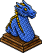Blue Dragon Lamp